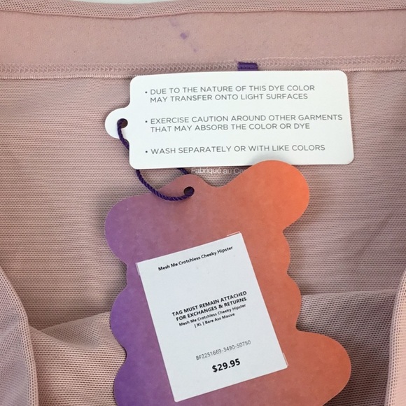 Yitty Mesh Me Crotchless Cheeky Hipster Panty NWT - Picture 5 of 8